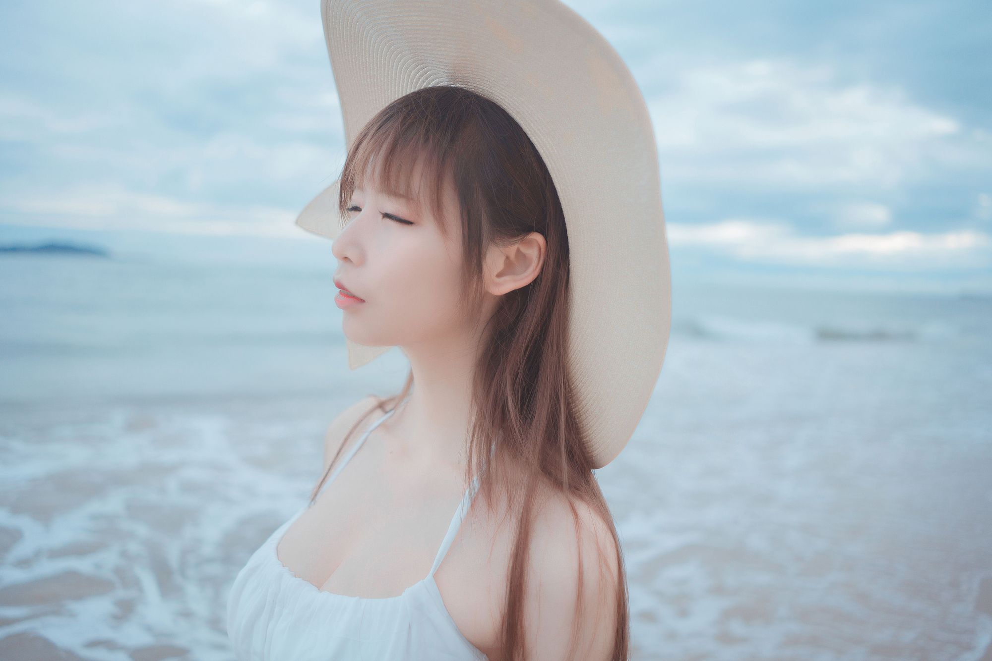 图片[5]-爱老师_PhD No.011 海岸 白裙（9P） - 图友-图友