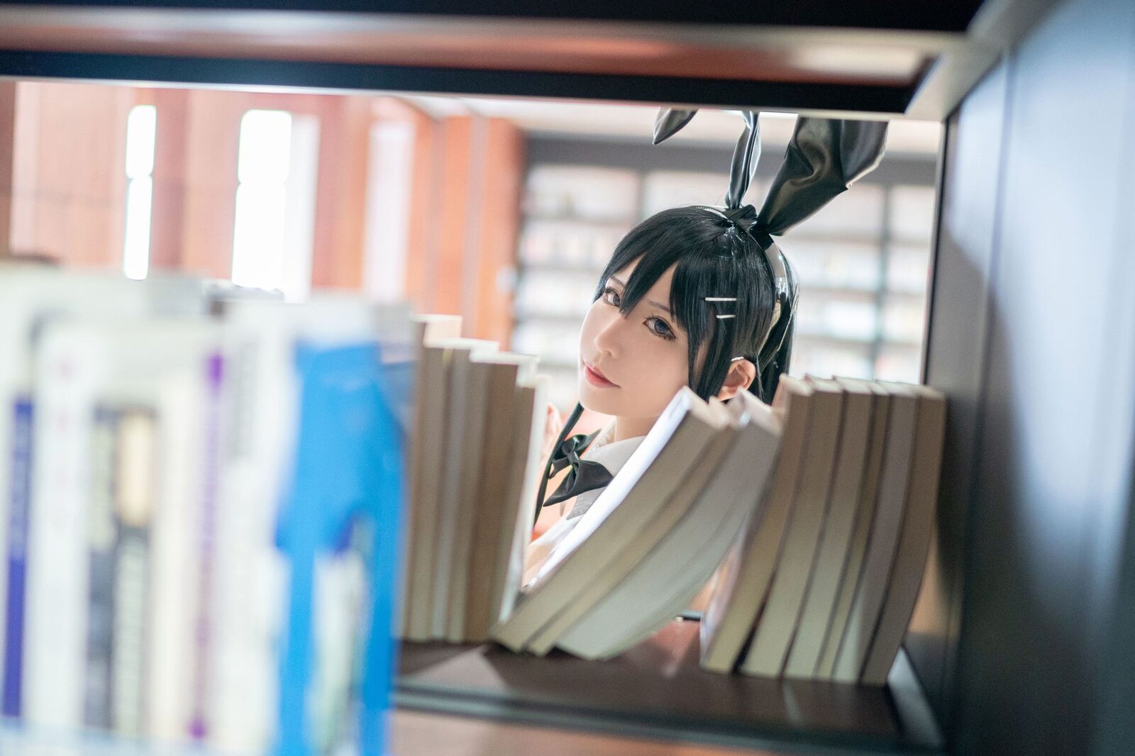 兔女郎学姐 - 爱老师_PhD cosplay 第4张