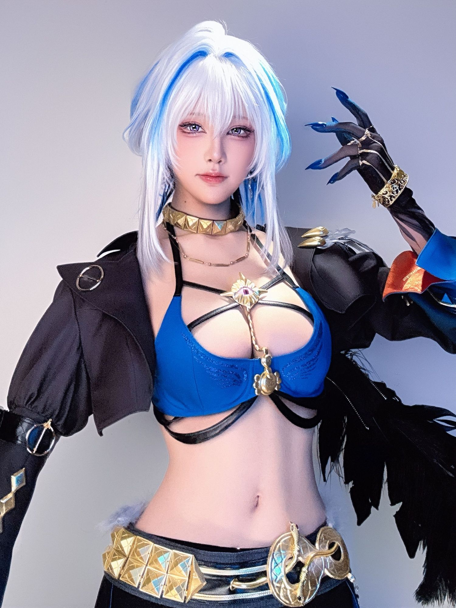 图片[2]-水淼aqua No.203 [Patreon] 鸣潮 嘉贝莉娜 自拍（29P） - 图友-图友