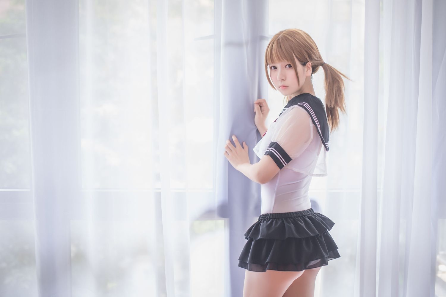 图片[2]-白金Saki No.007 学生制服（17P） - 图友-图友