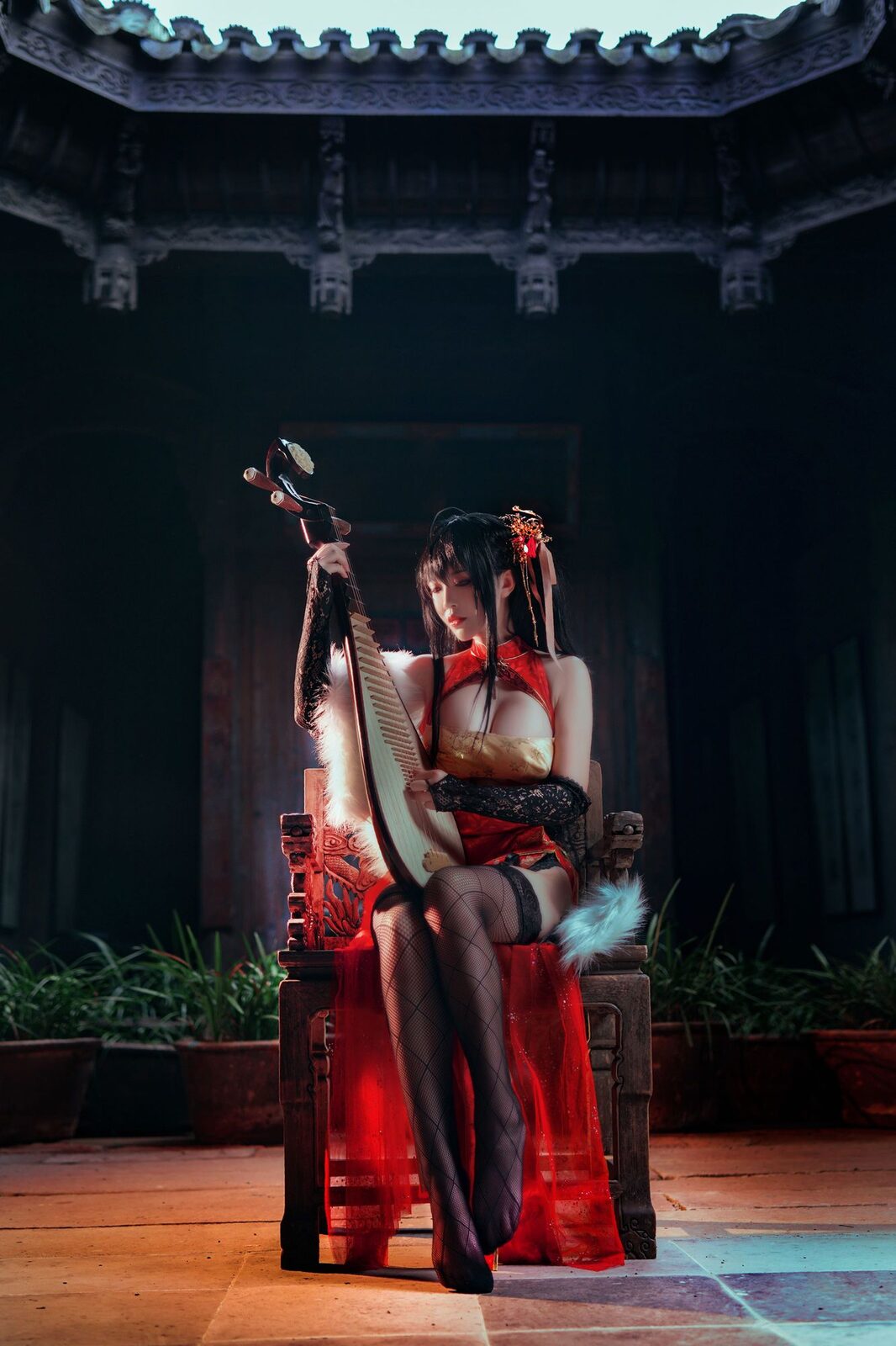 大凤旗袍 - BANBANKO半半子 cosplay 第2张