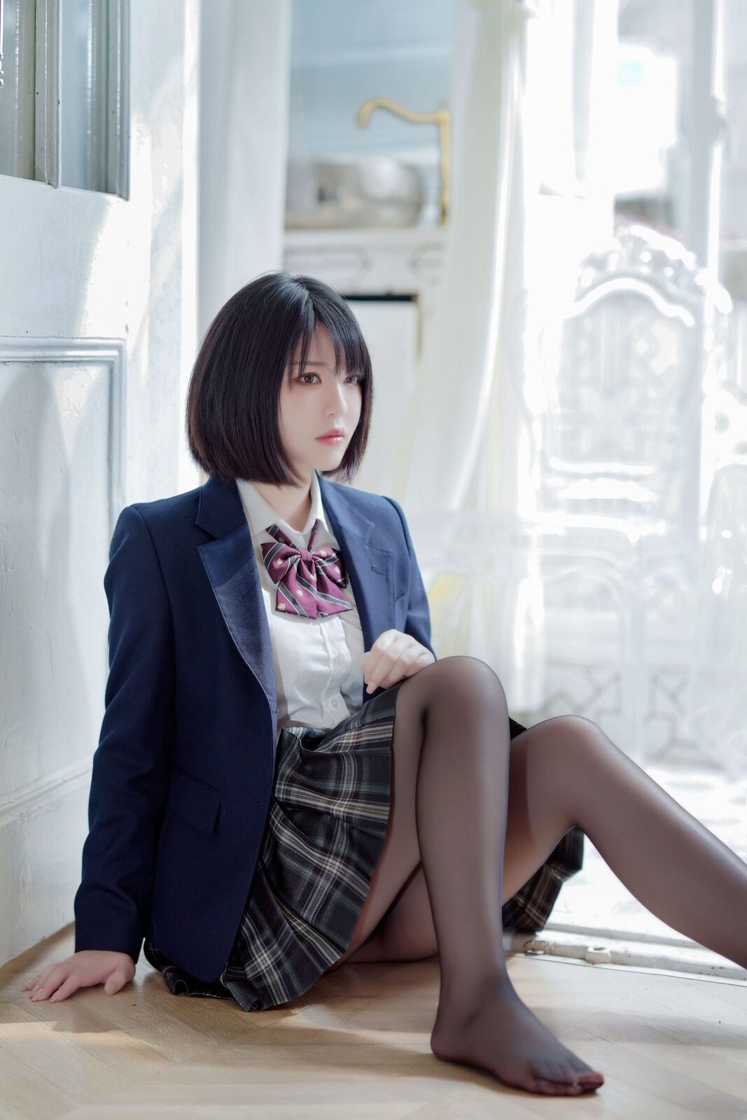 彼女の制服姿が好き - BANBANKO半半子 cosplay 第5张