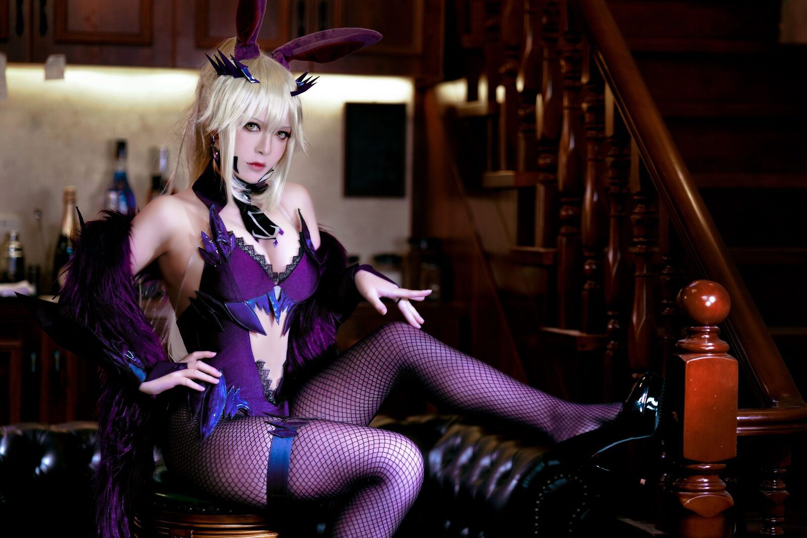 LancerAlter Bunny - BANBANKO半半子 cosplay 第3张