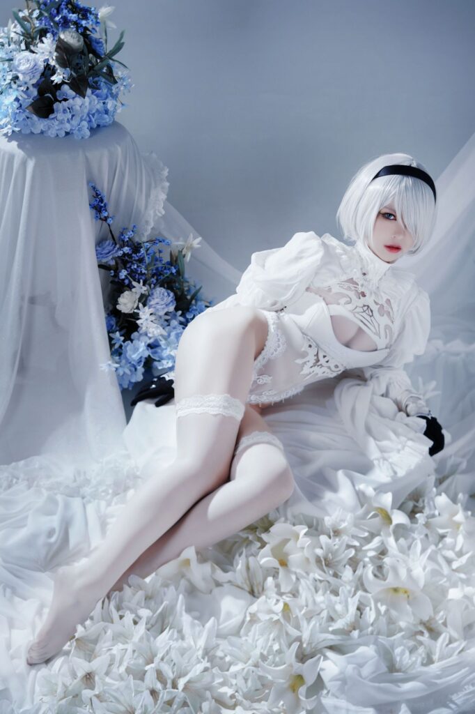 BANBANKO半半子 No.030 Automataヨルハ二号B型 白いドレス（51P）-图友