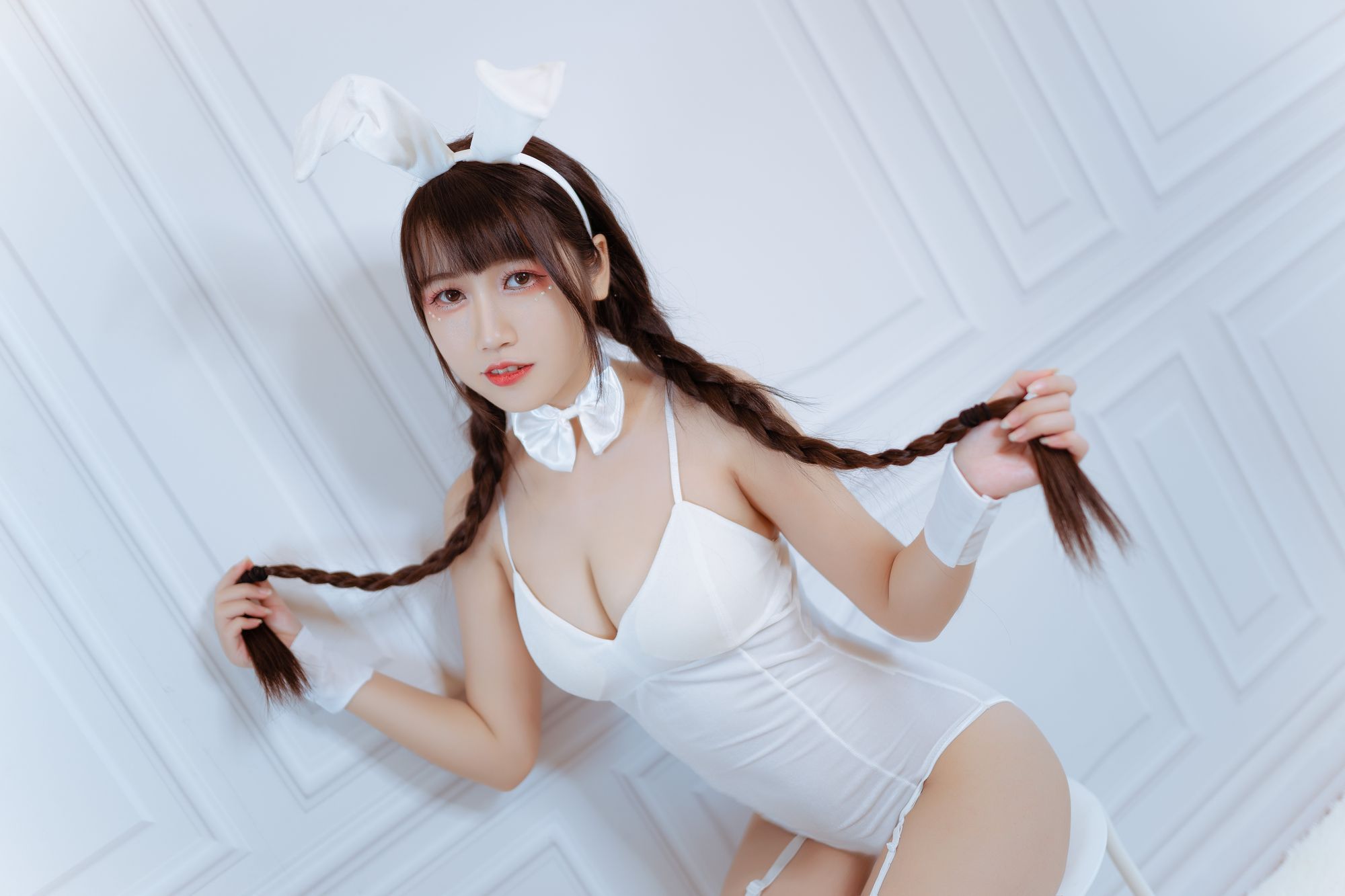 图片[3]-不呆猫 No.002 白色兔女郎（28P） - 图友-图友