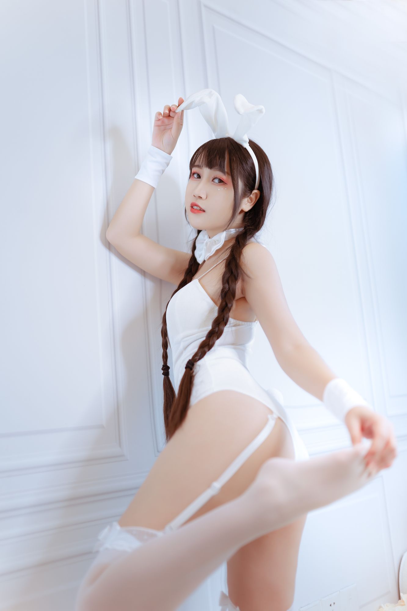 图片[5]-不呆猫 No.002 白色兔女郎（28P） - 图友-图友