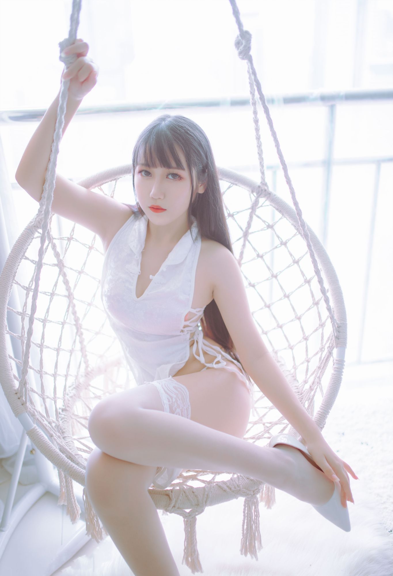 图片[2]-不呆猫 No.004 黑白旗袍双子（41P） - 图友-图友