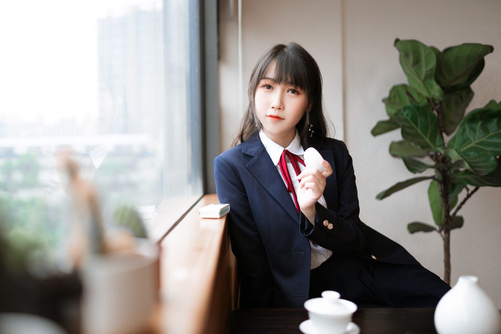 校服JK - 不呆猫 cosplay 第4张