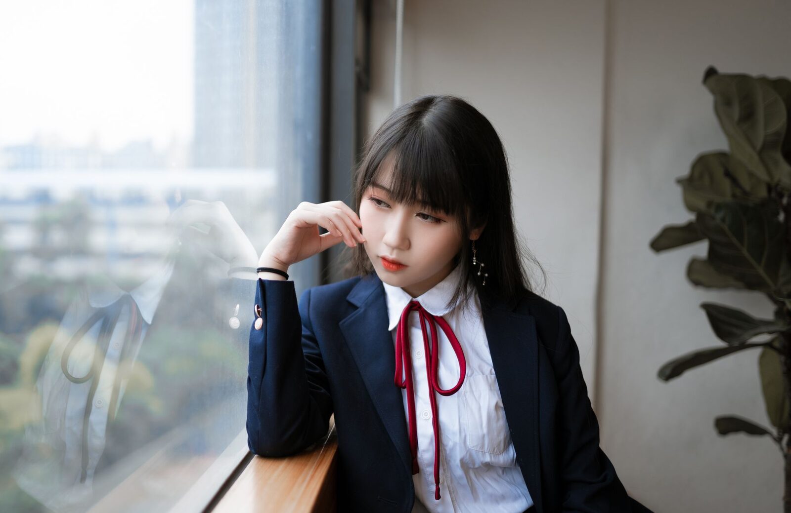 校服JK - 不呆猫 cosplay 第5张