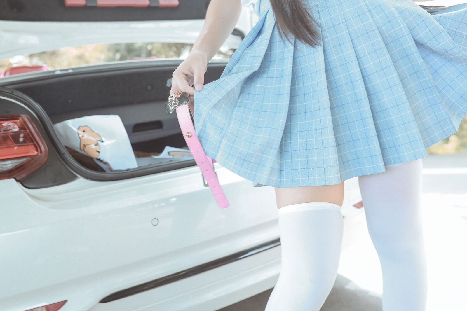 白丝过膝袜 - 不呆猫 cosplay 第5张