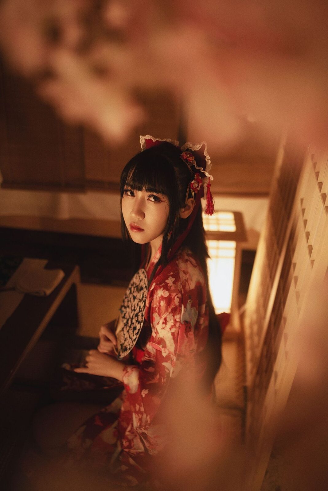 捆绑和服 - 不呆猫 cosplay 第2张