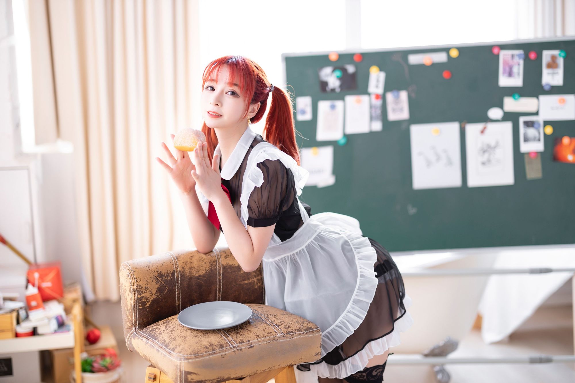 图片[4]-叉子宝宝 No.002 双马尾透明女仆（43P） - 图友-图友