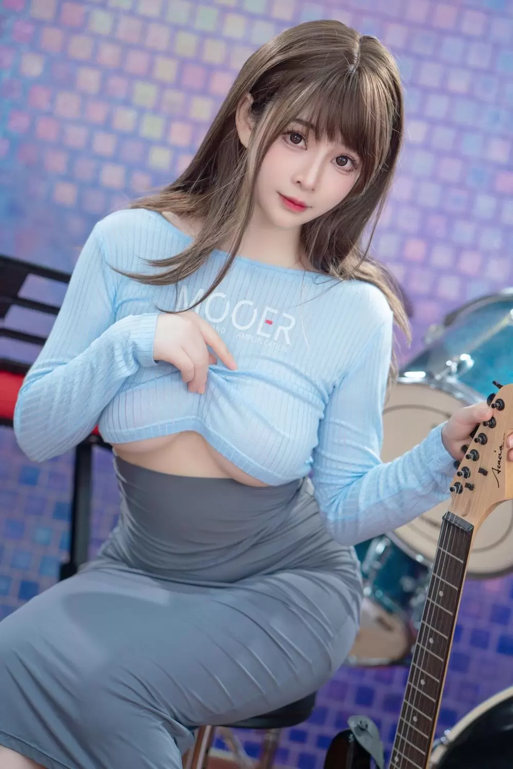 图片[4]-叉子宝宝 No.016 吉他妹妹（23P） - 图友-图友