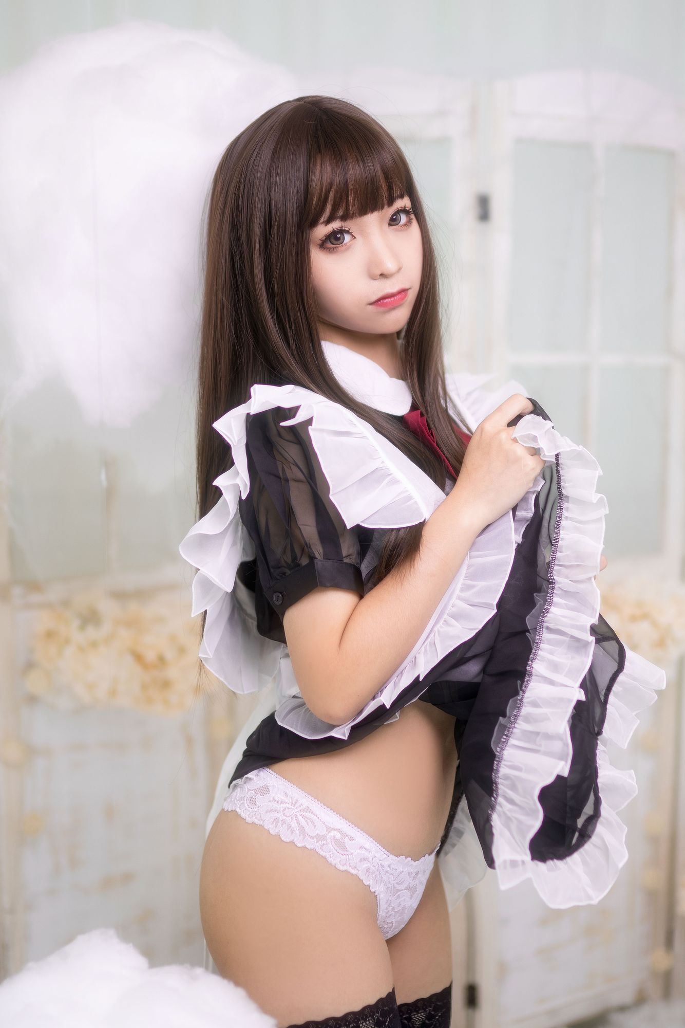 图片[2]-蠢沫沫 No.008 短透明女仆（42P） - 图友-图友