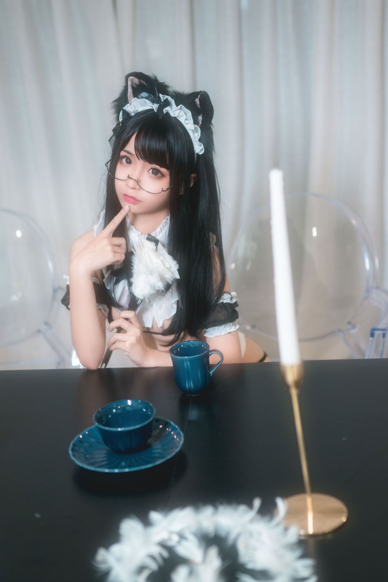 蠢沫沫 No.025 猫耳女仆（43P） - 图友-图友