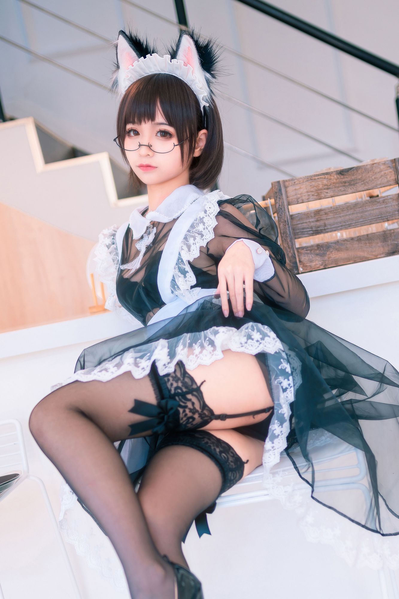 图片[2]-蠢沫沫 No.027 女仆萝莉（41P） - 图友-图友