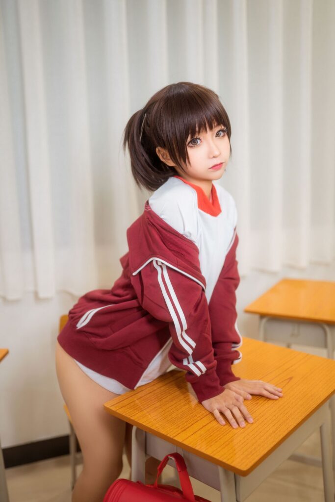 蠢沫沫 No.030 体操服红(45P)-图友