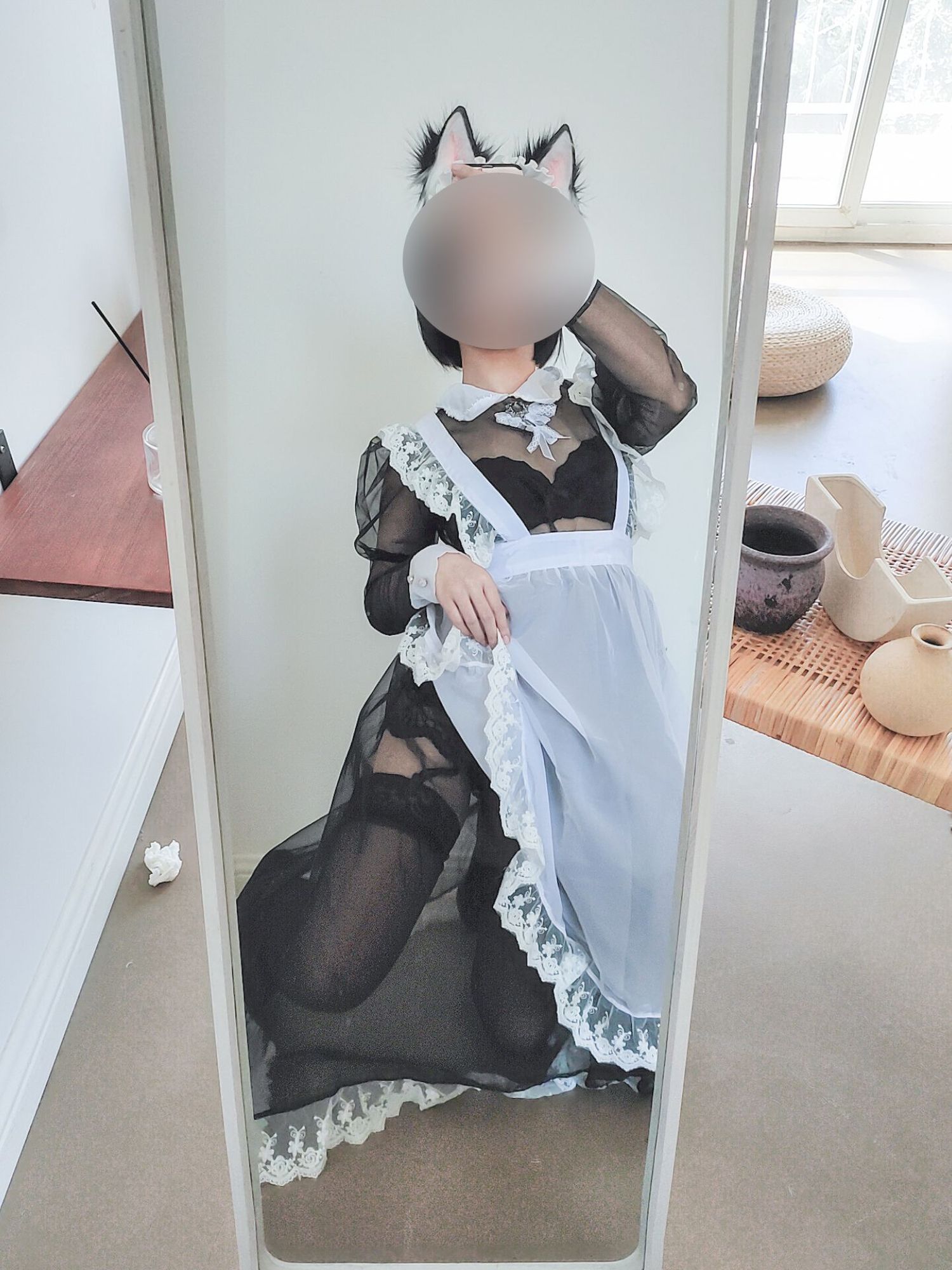 图片[5]-蠢沫沫 No.034 透明女仆自拍（42P） - 图友-图友