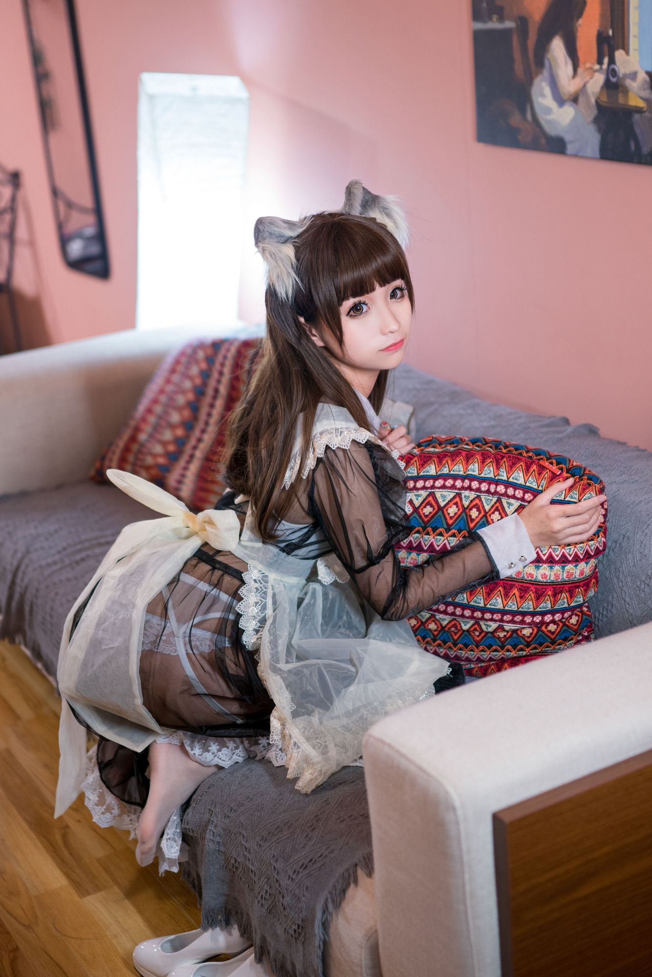 图片[4]-蠢沫沫 No.053 黑透明女仆（44P） - 图友-图友