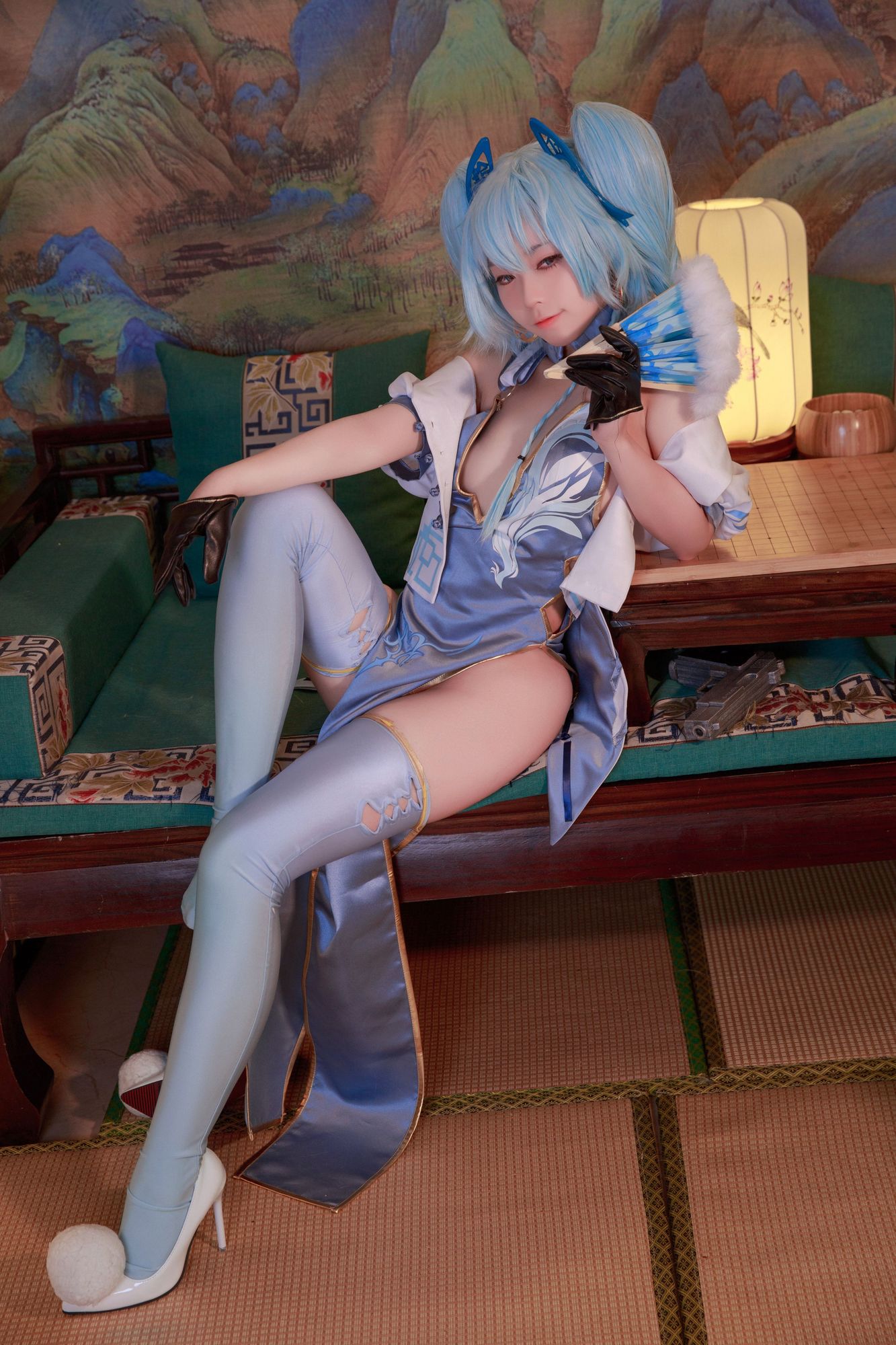 图片[3]-G44不会受伤 No.008 pa15翠雀媚旗袍（20P） - 图友-图友
