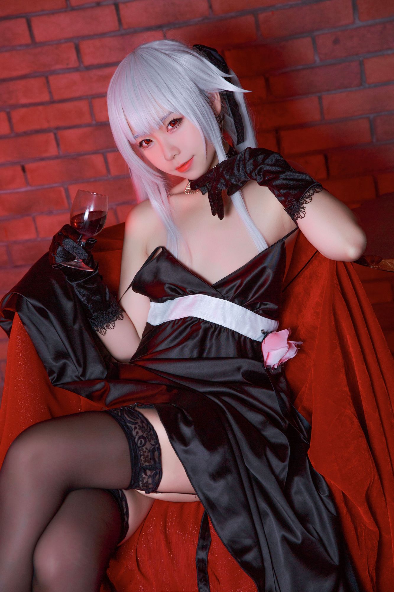 图片[3]-G44不会受伤 No.014 雾枝黑裙礼服（13P）-图友