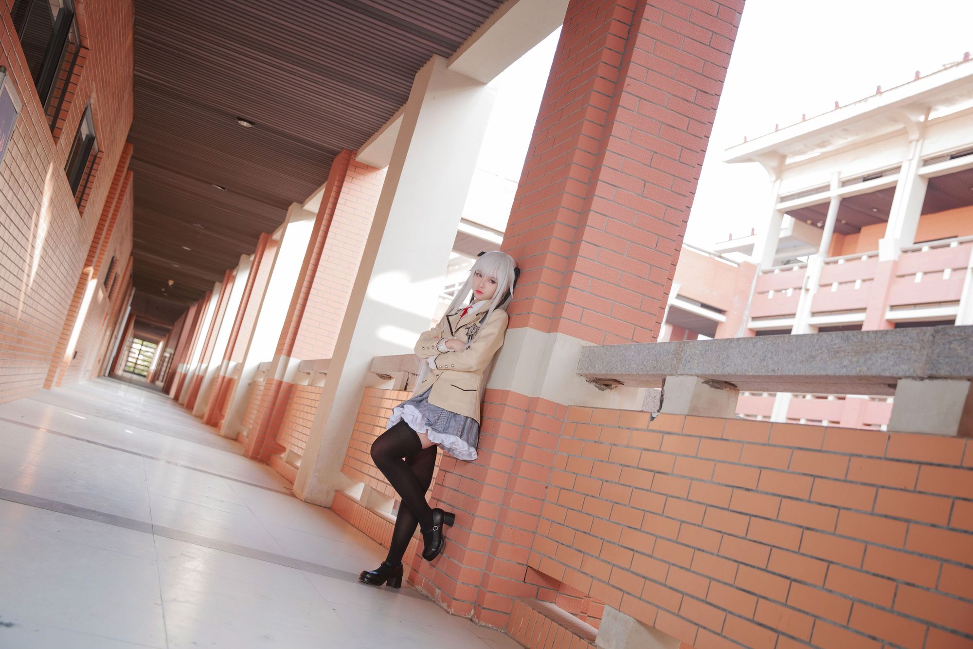图片[4]-G44不会受伤 No.039 雾枝校服（19P） - 图友-图友