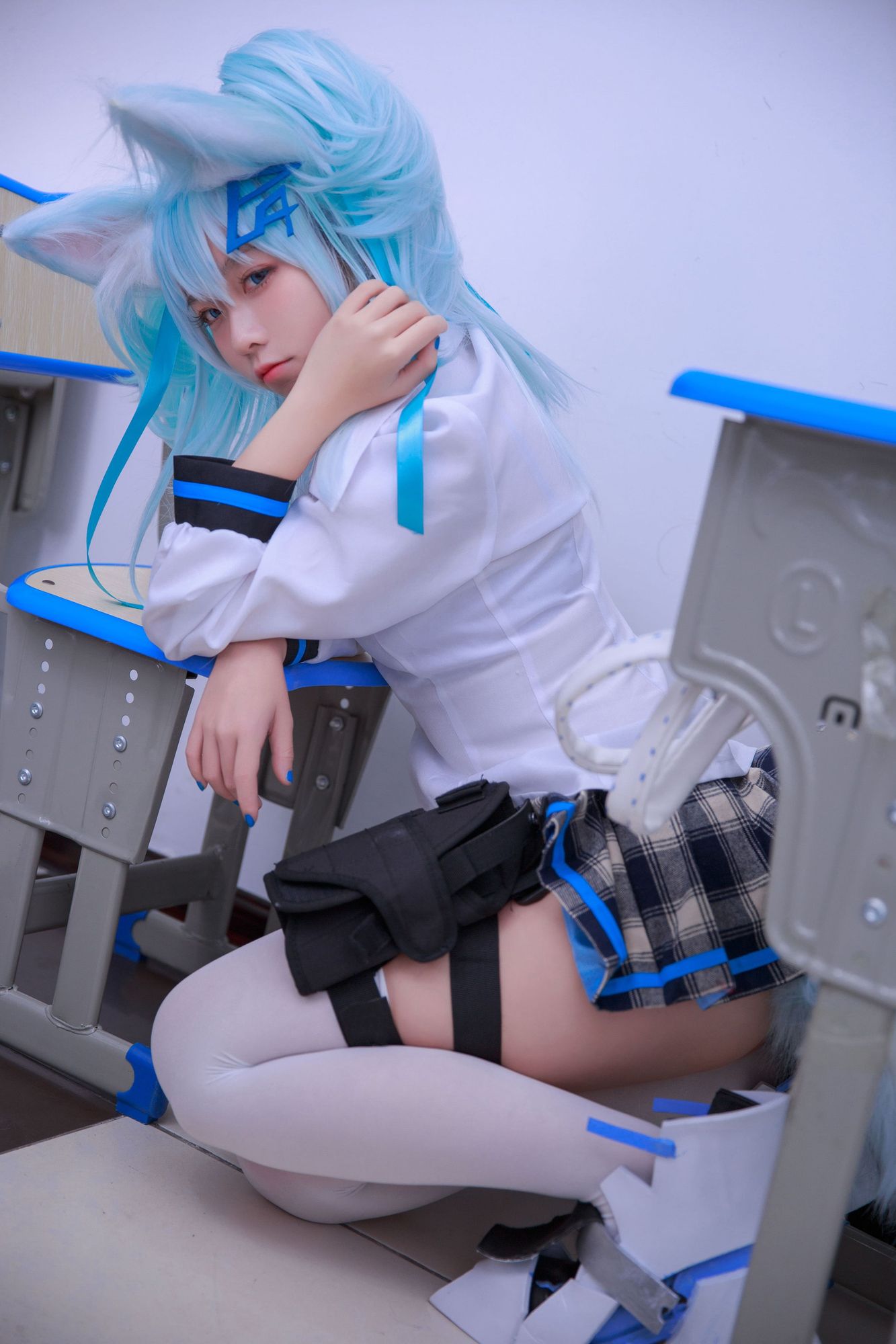 图片[4]-G44不会受伤 No.048 少女前线 PA15校服（33P）-图友