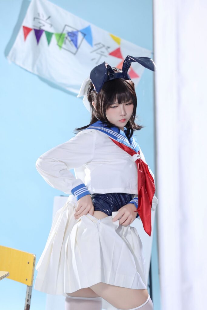 G44不会受伤 No.118 水手服兔女郎咖啡厅（27P）-图友