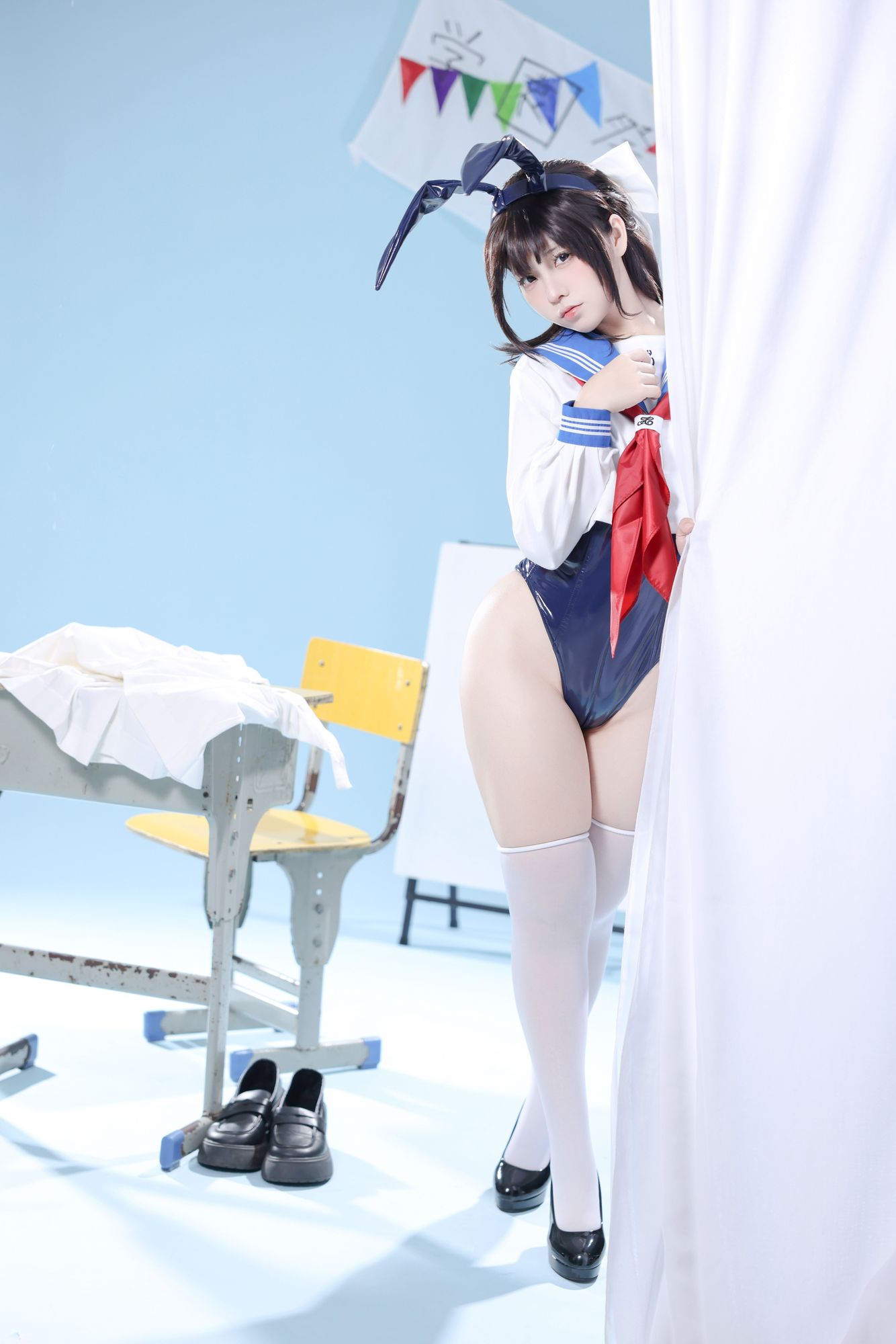 图片[4]-G44不会受伤 No.118 水手服兔女郎咖啡厅（27P）-图友