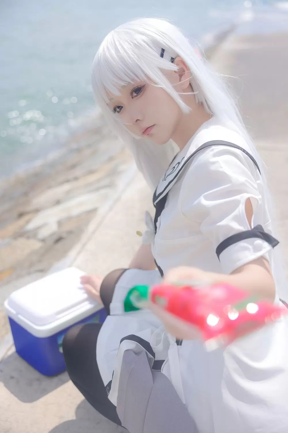 G44不会受伤 No.165 Summer Pockets 鸣濑白羽（15P） - 图友-图友