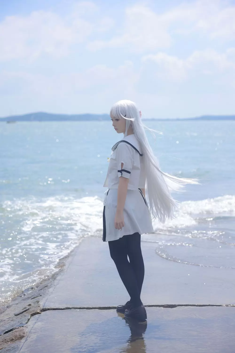 图片[3]-G44不会受伤 No.165 Summer Pockets 鸣濑白羽（15P） - 图友-图友