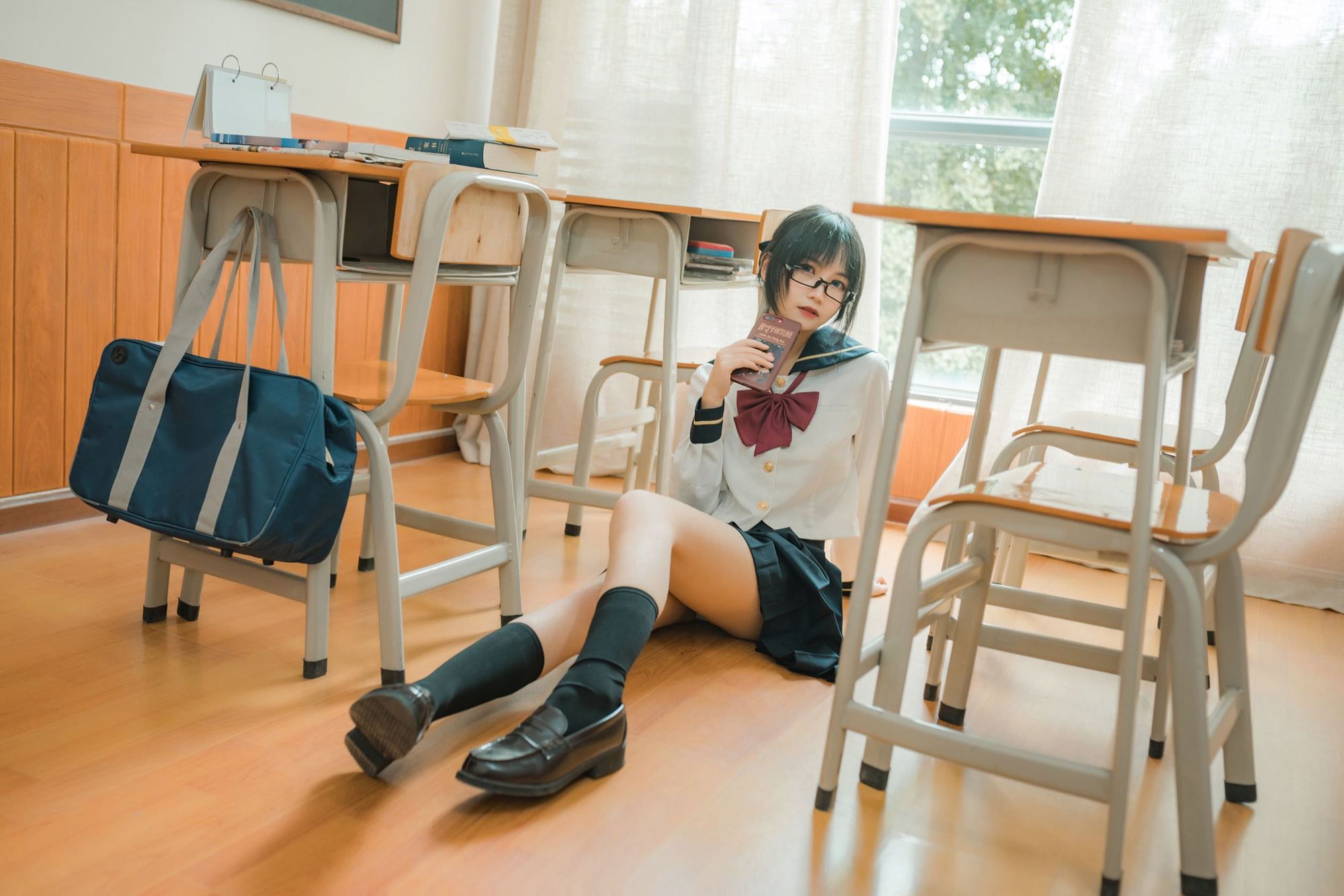 枸名(逐月su) No.016 自宅jk（68P） - 图友-图友