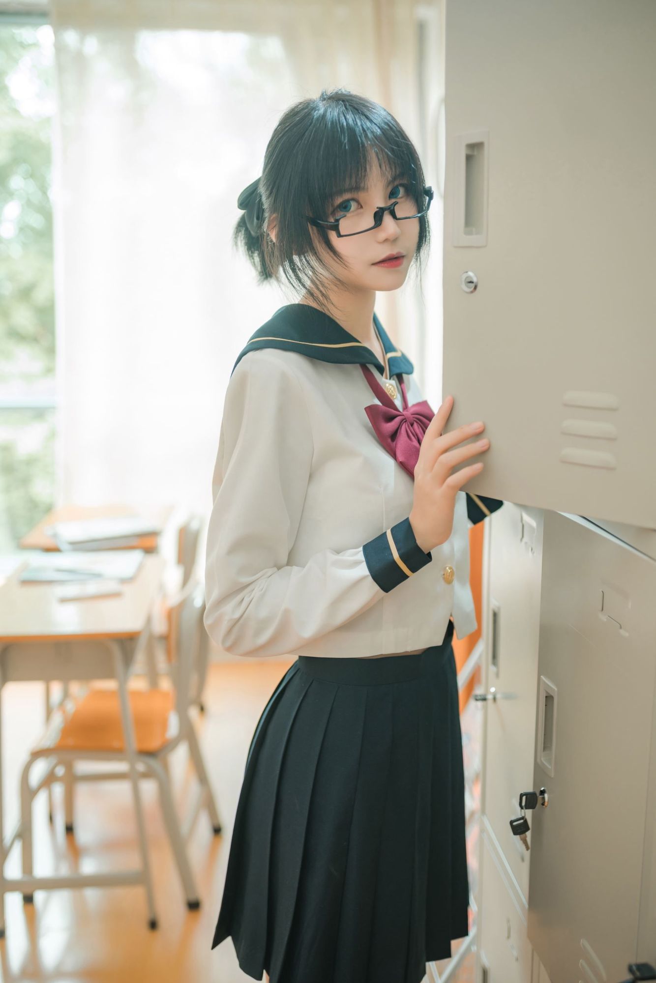图片[5]-枸名(逐月su) No.016 自宅jk（68P） - 图友-图友