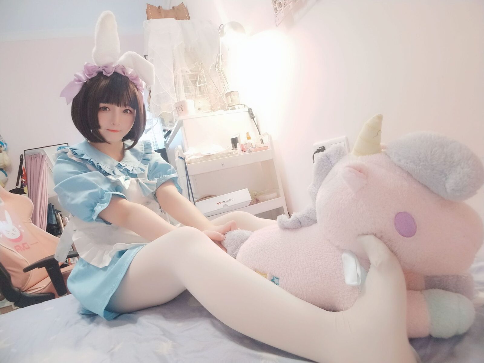白丝女仆 - 古川 cosplay 第2张