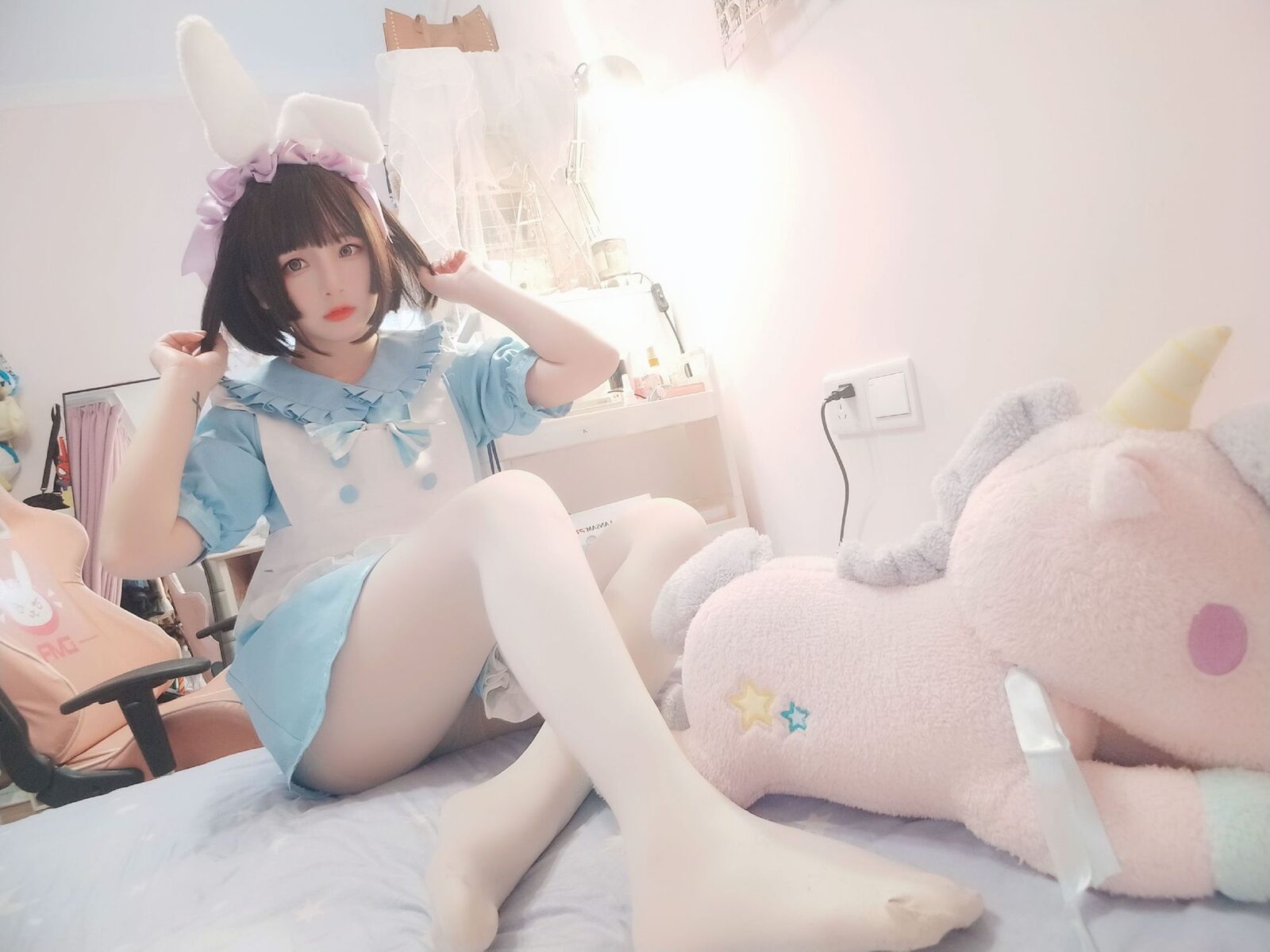 白丝女仆 - 古川 cosplay 第4张