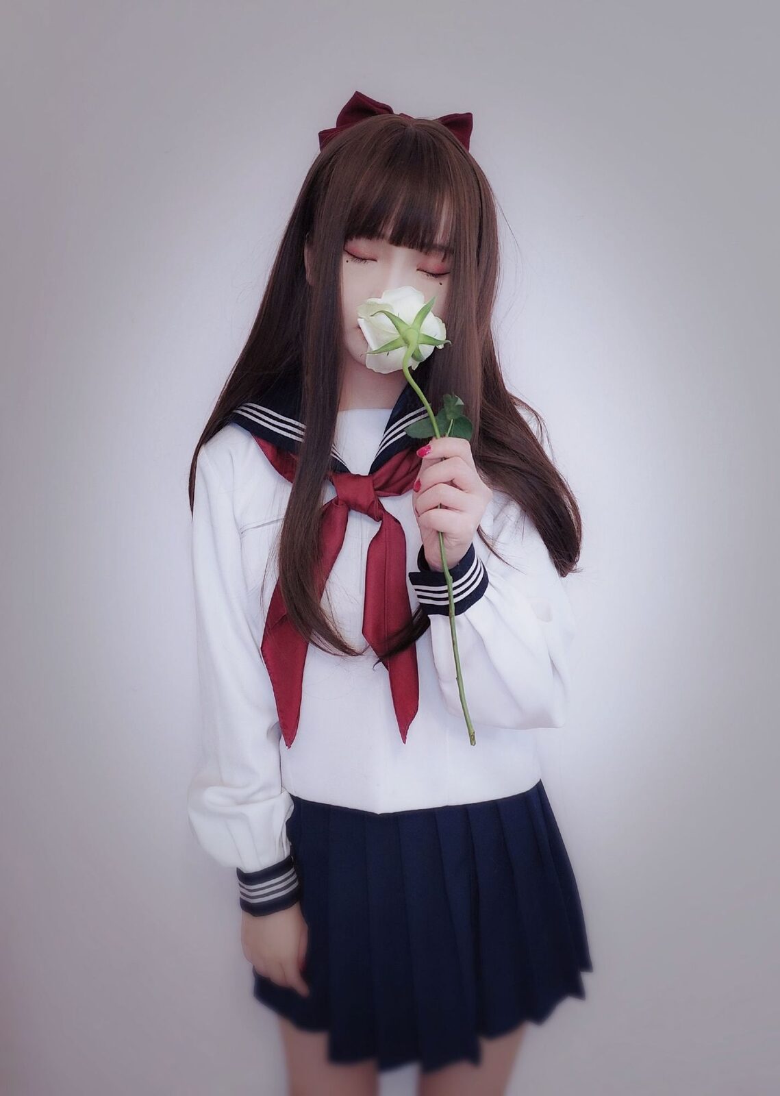 黑白jk - 古川 cosplay 第4张