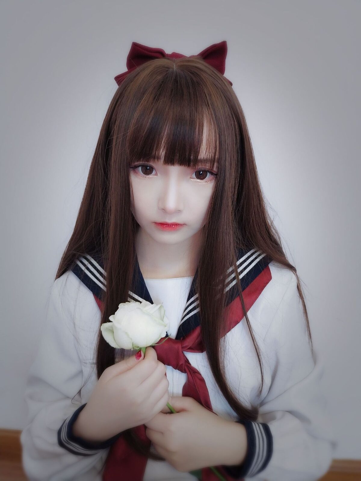 黑白jk - 古川 cosplay 第5张