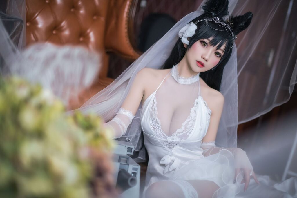 鬼畜瑶在不在w No.017 爱宕婚纱(23P)-图友