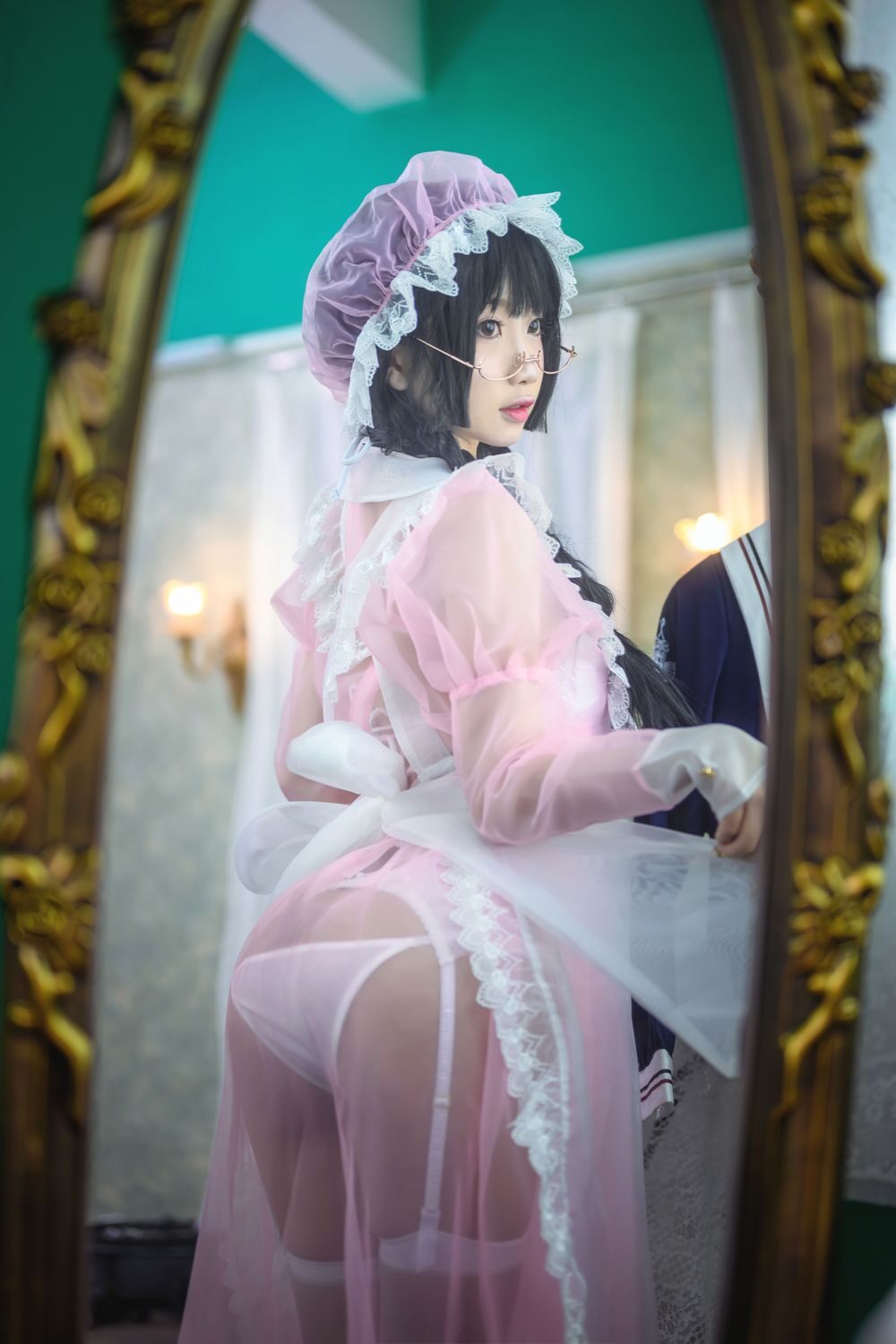 透明女仆 - 鬼畜瑶在不在w cosplay 第2张