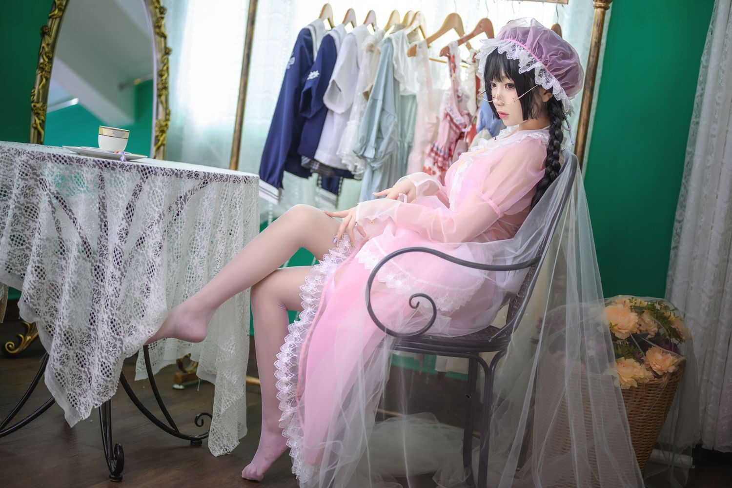 透明女仆 - 鬼畜瑶在不在w cosplay 第3张