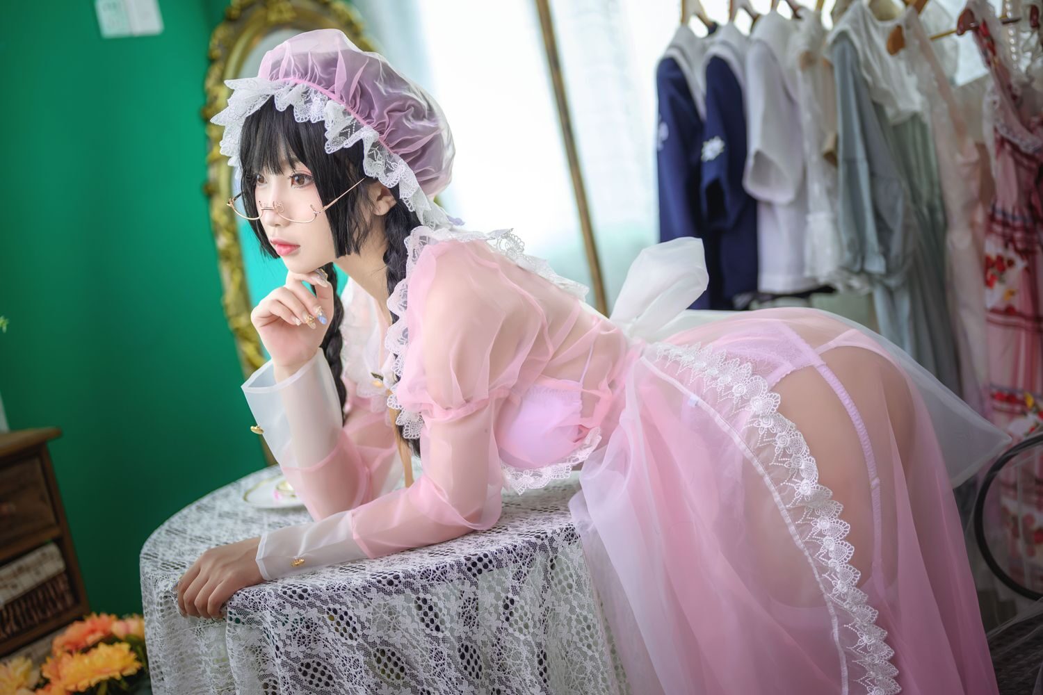透明女仆 - 鬼畜瑶在不在w cosplay 第4张