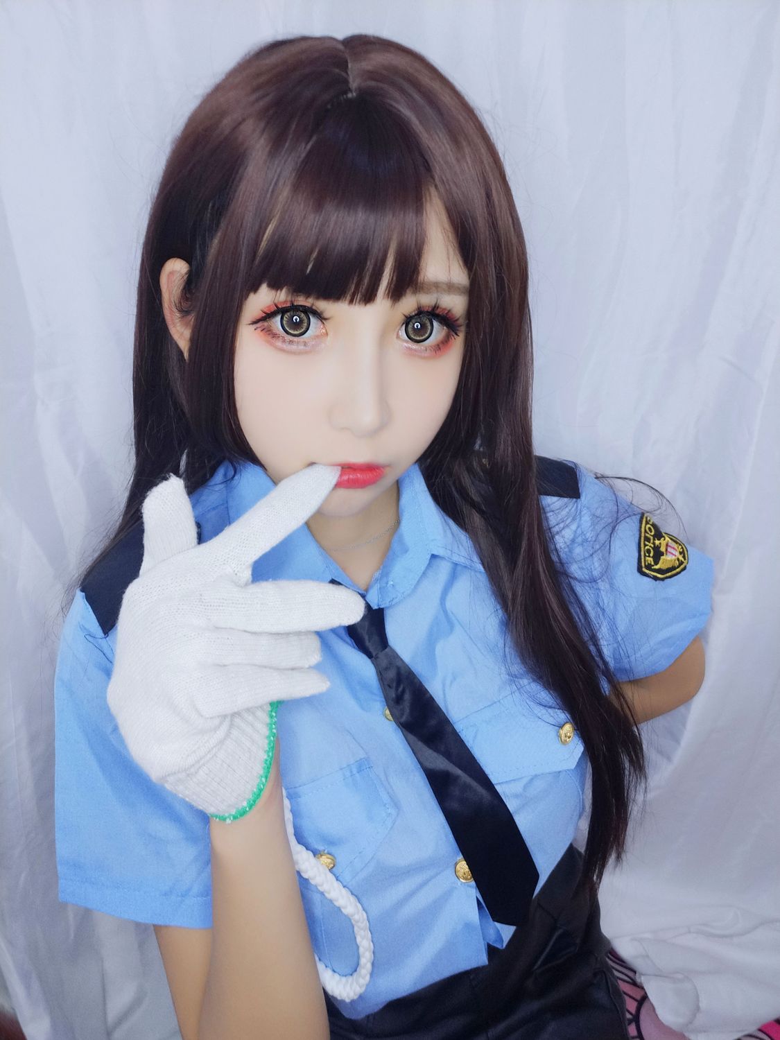 图片[4]-黑米粥(小酥酱) No.005 蓝色制服（15P） - 图友-图友