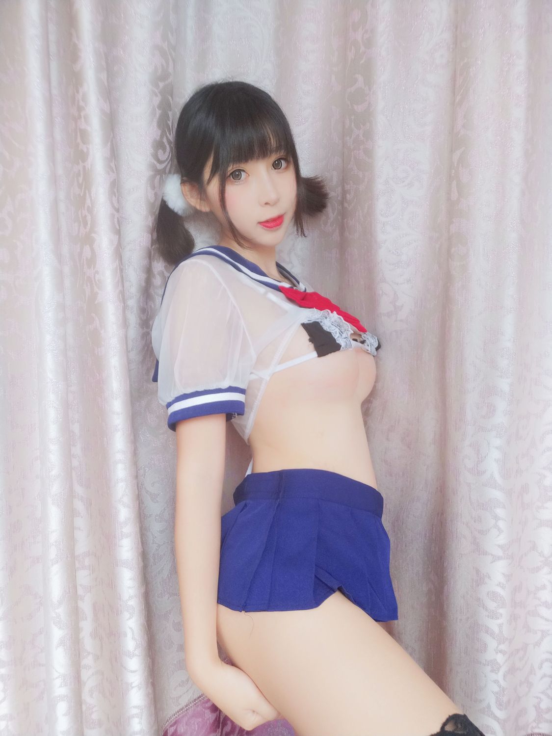 图片[2]-黑米粥(小酥酱) No.006 水手服（25P） - 图友-图友