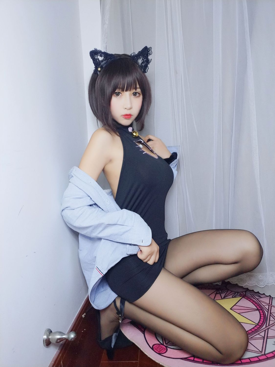 图片[3]-黑米粥(小酥酱) No.007 露背猫咪（6P） - 图友-图友