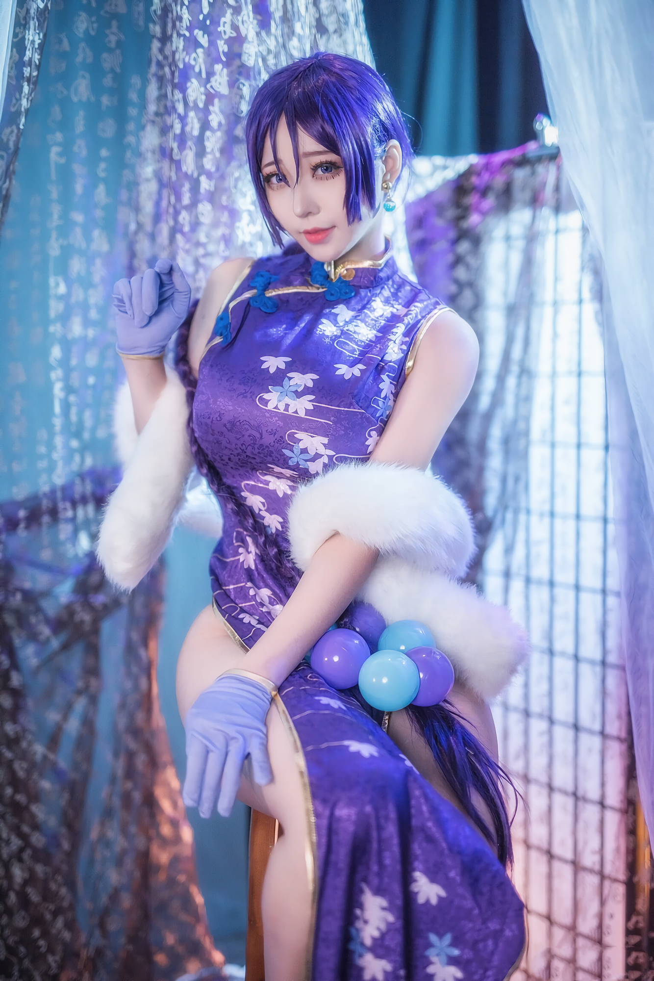 图片[3]-菌烨tako No.001 FGO – 旗袍源赖光（19P） - 图友-图友