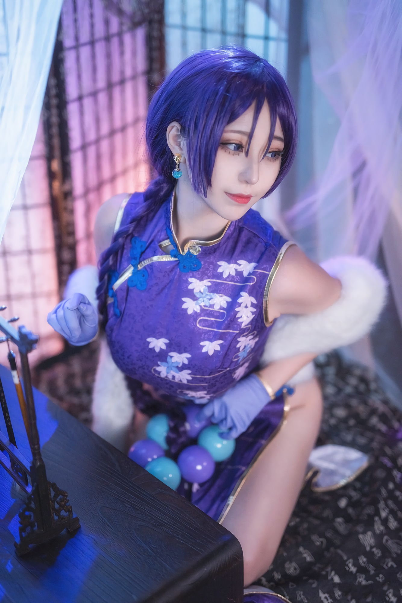 图片[4]-菌烨tako No.001 FGO – 旗袍源赖光（19P） - 图友-图友