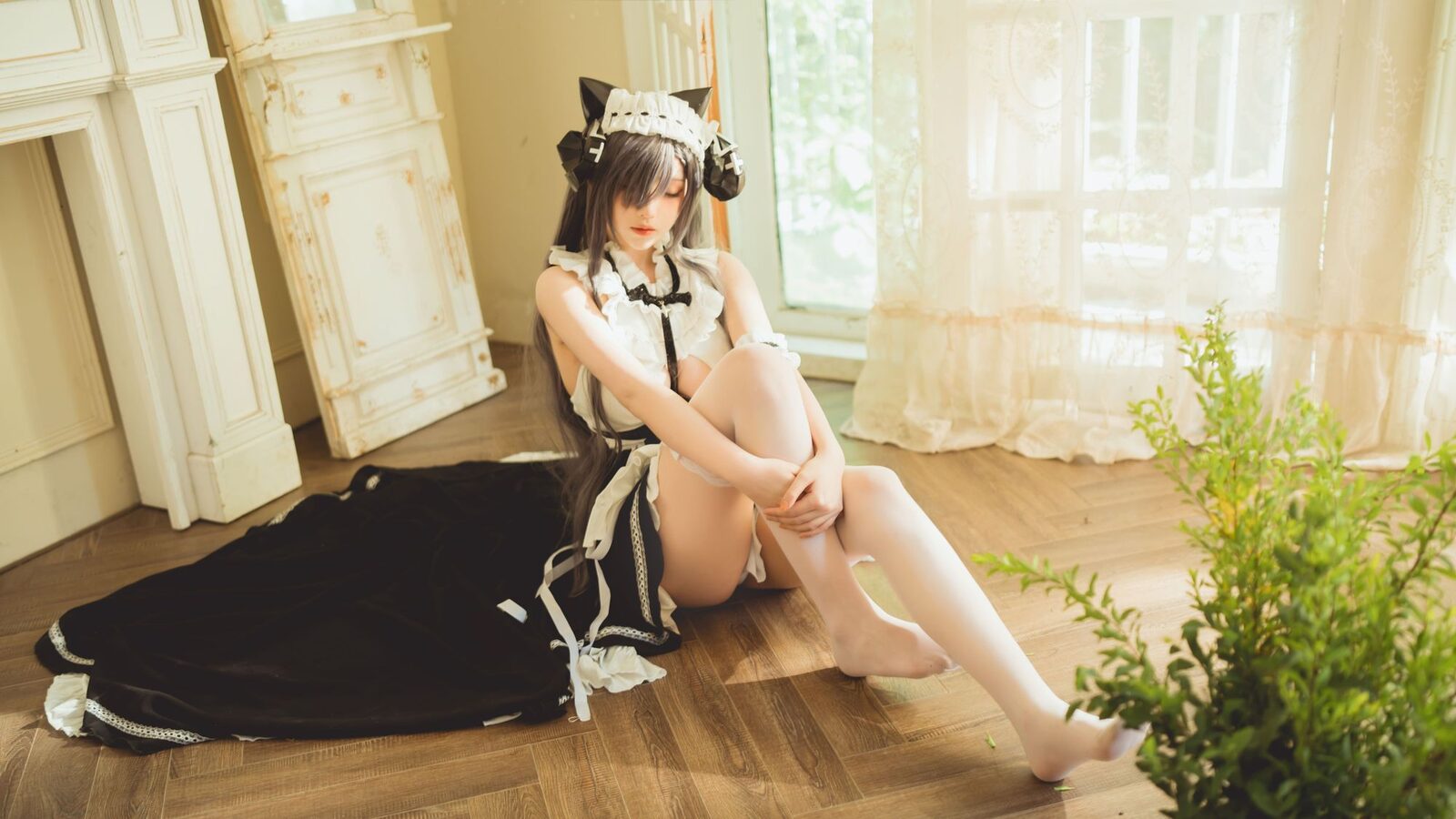 2022年08月舰长 奥古斯特女仆 - 菌烨tako cosplay 第2张