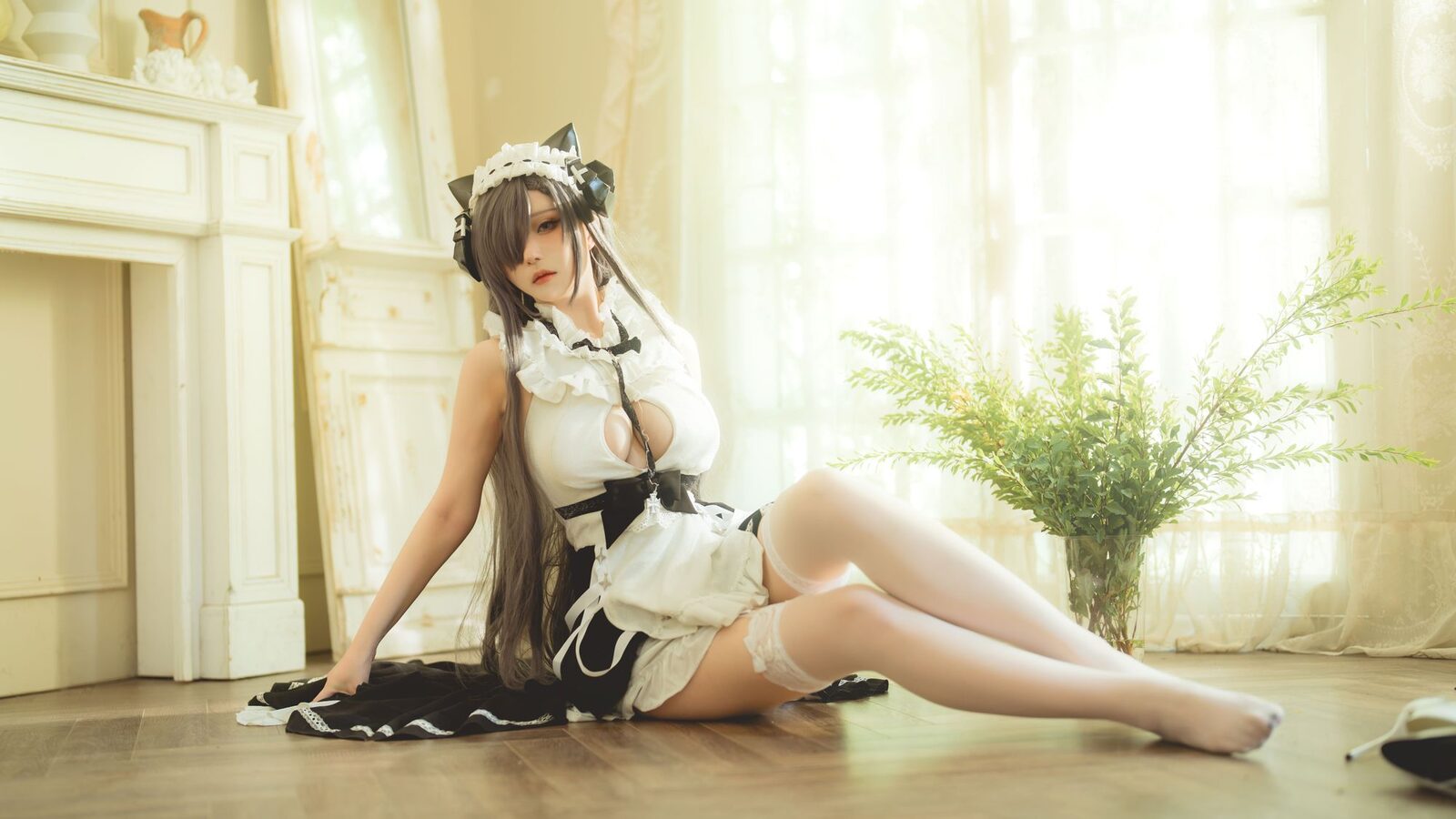 2022年08月舰长 奥古斯特女仆 - 菌烨tako cosplay 第4张