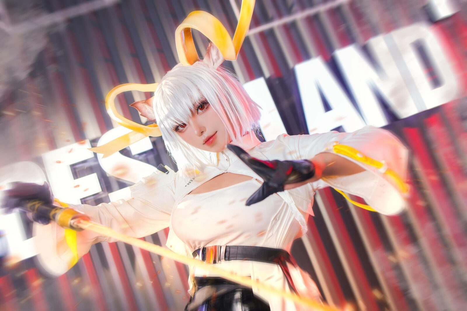 明日方舟 卡涅利安 - 菌烨tako cosplay 第3张