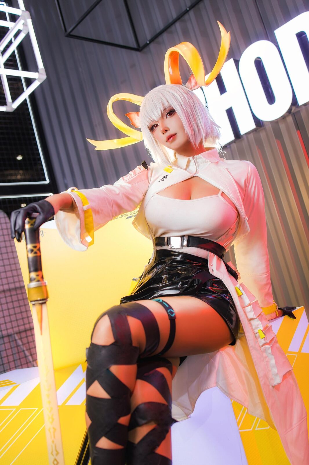明日方舟 卡涅利安 - 菌烨tako cosplay 第5张